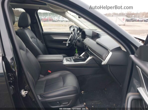 JM3KK1HC0R1145576 2024 MAZDA CX-90 Black Widok wnętrza z przodu