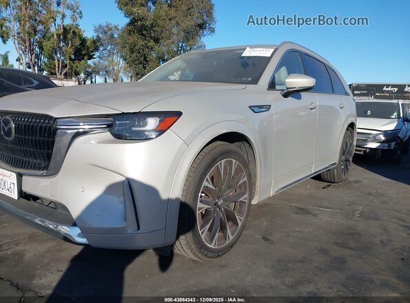 JM3KK1HCXR1118935 2024 MAZDA CX-90 Серый Передняя левая четверть