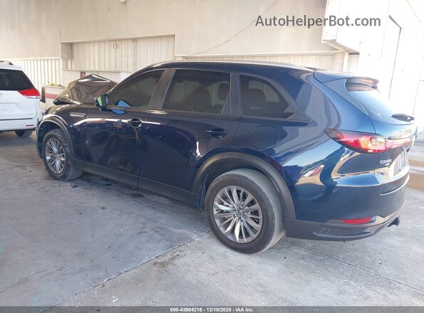 JM3KKAHD7R1180947 2024 MAZDA CX-90 Blue Задня ліва чверть