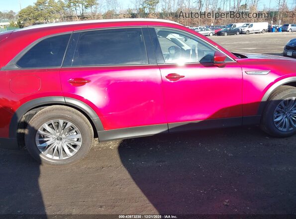 JM3KKBHA3R1164403 2024 MAZDA CX-90 PHEV Red Вид задньої частини салону