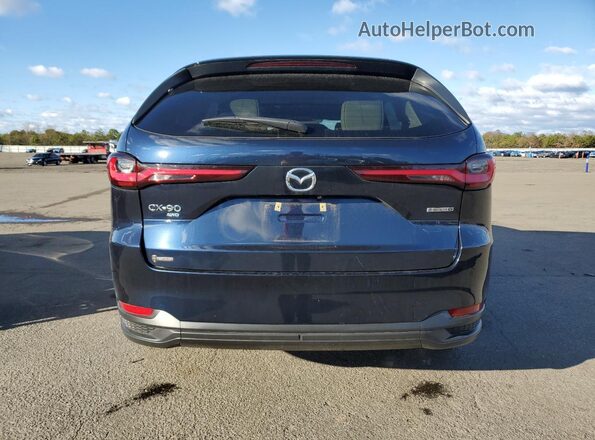 JM3KKBHD1R1167973 2024 MAZDA CX-90 Синий Вид сзади