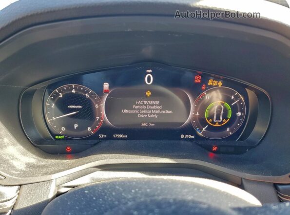 JM3KKDHC0R1148690 2024 MAZDA CX-90 Белый Вид щитка приборов
