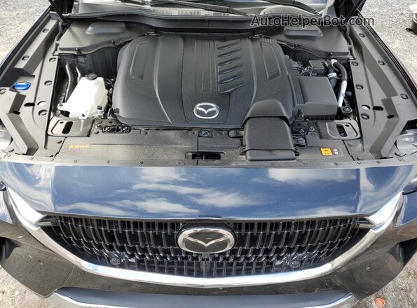 JM3KKDHC2R1146004 2024 MAZDA CX-90 Black ძრავის განყოფილების ხედი