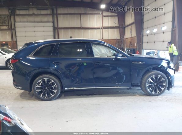 JM3KKDHC3R1175379 2024 MAZDA CX-90 Blue Widok wnętrza z tyłu