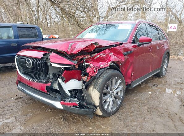 JM3KKDHD6R1121826 2024 MAZDA CX-90 Красный Передняя левая четверть