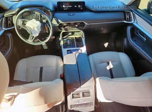 JM3KKDHDXR1111333 2024 MAZDA CX-90 Black Առջևի վահանակի տեսք