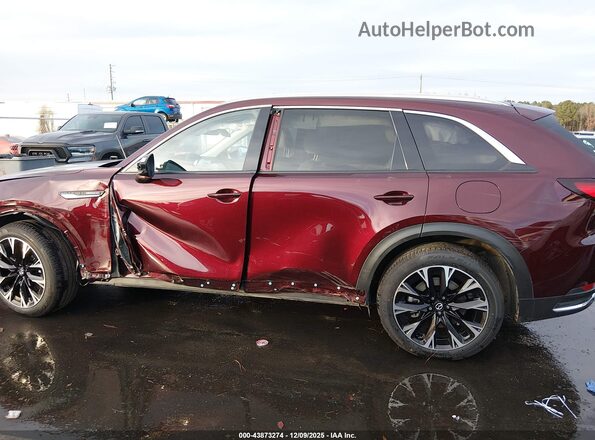 JM3KKEHA0S1195602 2025 MAZDA CX-90 PHEV Burgundy Панорамний вид салону 360°