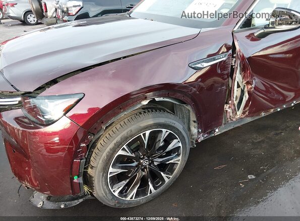 JM3KKEHA0S1195602 2025 MAZDA CX-90 PHEV Burgundy 
