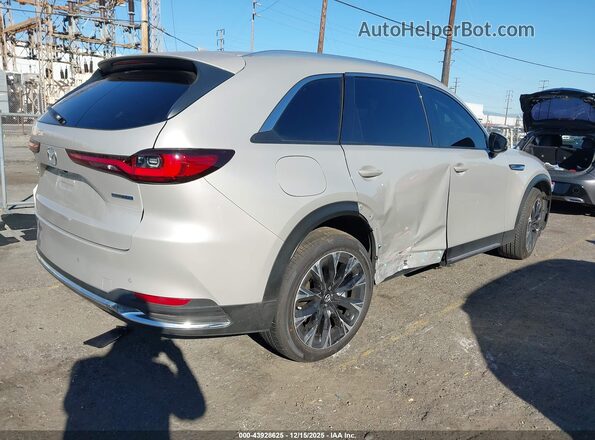JM3KKEHA5R1122641 2024 MAZDA CX-90 PHEV Бежевый Задняя правая четверть