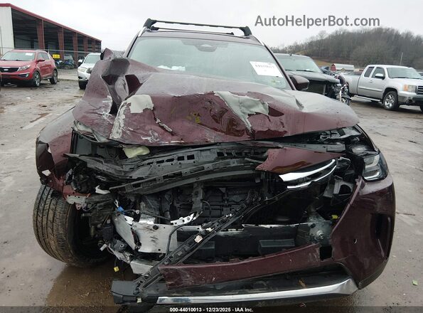 JM3KKEHA6R1123538 2024 MAZDA CX-90 PHEV Burgundy Vista frontal