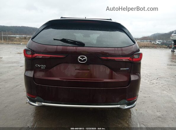 JM3KKEHA6R1123538 2024 MAZDA CX-90 PHEV Burgundy 