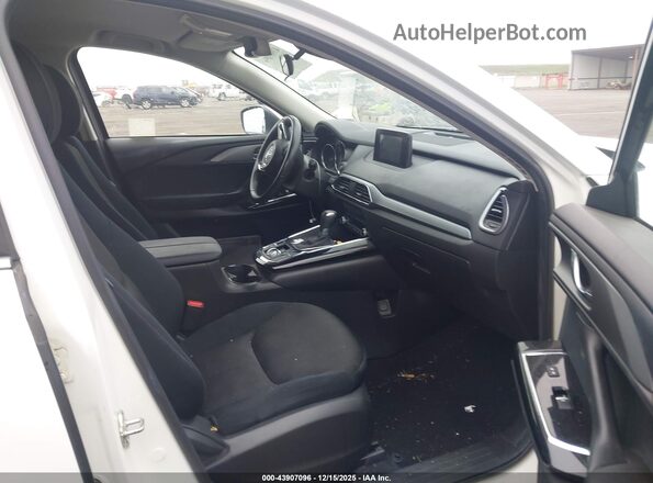 JM3TCABY6L0418913 2020 MAZDA CX-9 White Widok wnętrza z przodu