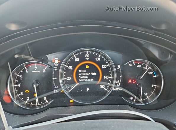 JM3TCADY9M0505946 2021 MAZDA CX-9 Red Vista del cuadro de instrumentos