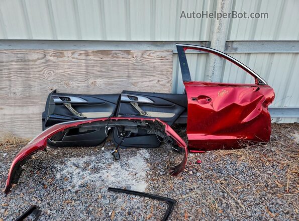 JM3TCADY9M0505946 2021 MAZDA CX-9 Red Vista de la etiqueta del VIN