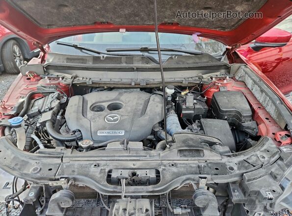 JM3TCADY9M0505946 2021 MAZDA CX-9 Red Vista del compartimento del motor