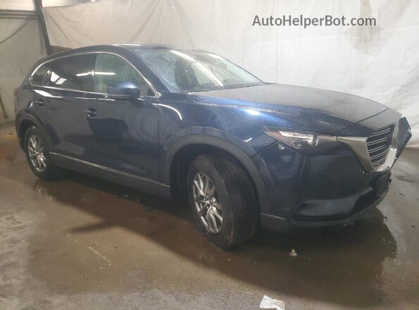JM3TCBCY0K0313335 2019 MAZDA CX-9 Blue Delantero derecho