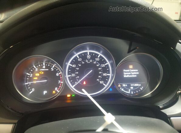JM3TCBCY0K0313335 2019 MAZDA CX-9 Blue Vista del cuadro de instrumentos