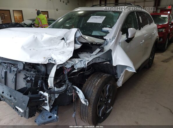 JM3TCBCY0N0627734 2022 MAZDA CX-9 White Առջևի ձախ երեք քառորդ տեսարան