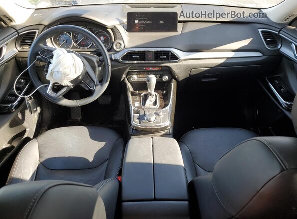 JM3TCBCY3M0537931 2021 MAZDA CX-9 Blue Вид панелі приладів