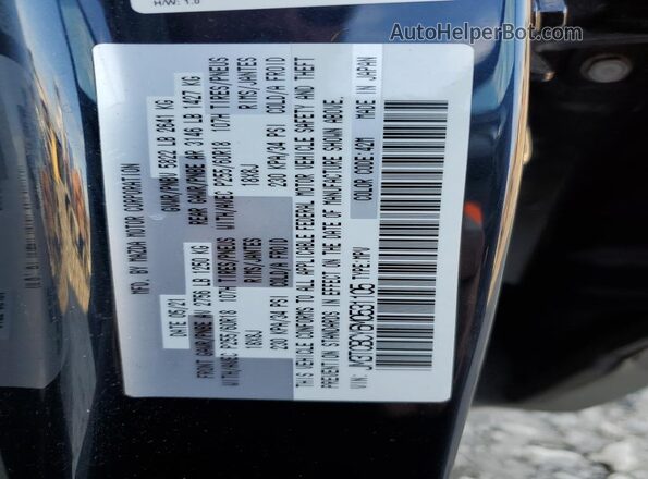 JM3TCBCY6M0531105 2021 MAZDA CX-9 Black Vista de la etiqueta del VIN