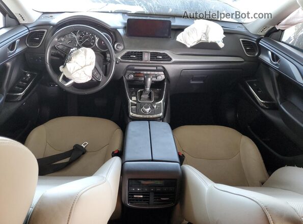 JM3TCBCY6M0541228 2021 MAZDA CX-9 Blue Вид панелі приладів