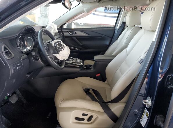JM3TCBCY6M0541228 2021 MAZDA CX-9 Blue Вид салону спереду