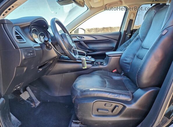 JM3TCBCY7J0216860 2018 MAZDA CX-9 Black Вид салону спереду
