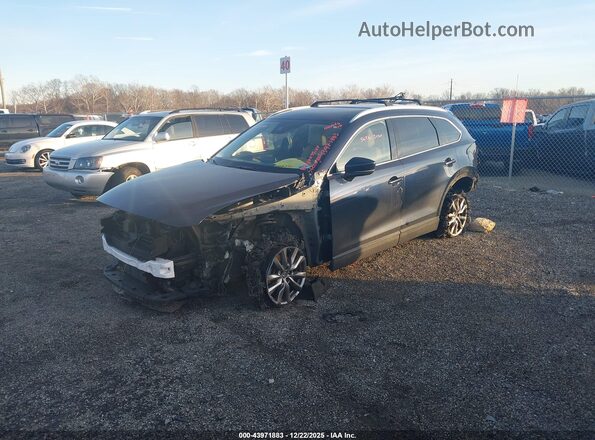JM3TCBCY7K0326485 2019 MAZDA CX-9 Blue წინა მარცხენა ხედი სამი მეოთხედიდან