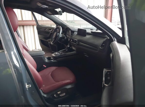JM3TCBDY2M0503560 2021 MAZDA CX-9 Blue წინა სალონის ხედი