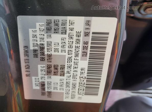 JM3TCBDY2N0614126 2022 MAZDA CX-9 Charcoal VIN կոդի պիտակի տեսք