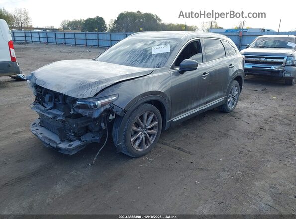 JM3TCBDY3L0412148 2020 MAZDA CX-9 Black წინა მარცხენა ხედი სამი მეოთხედიდან