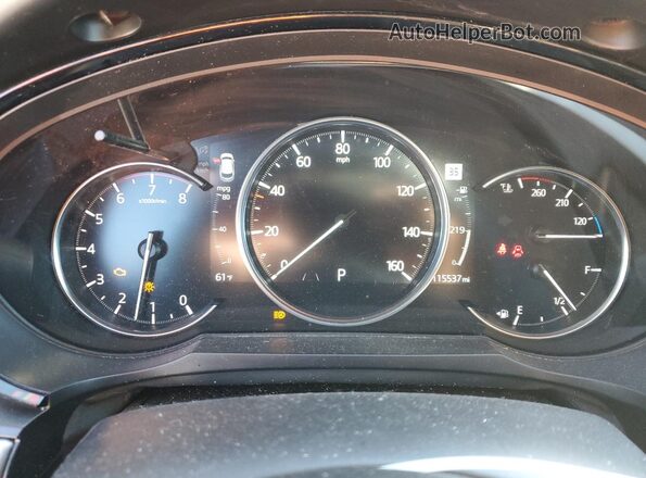 JM3TCBDY7M0510813 2021 MAZDA CX-9 Black Instrument cluster view