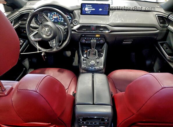 JM3TCBDY8P0641981 2023 MAZDA CX-9 Blue Widok deski rozdzielczej
