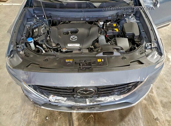 JM3TCBDY8P0641981 2023 MAZDA CX-9 Blue Widok komory silnika