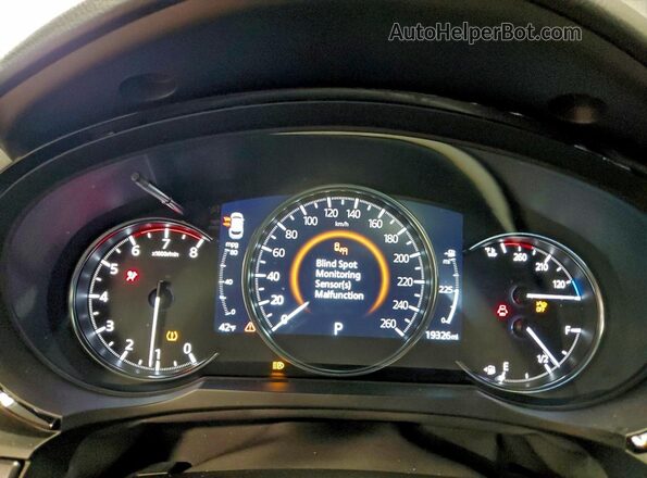 JM3TCBDY8P0641981 2023 MAZDA CX-9 Blue Widok zestawu wskaźników