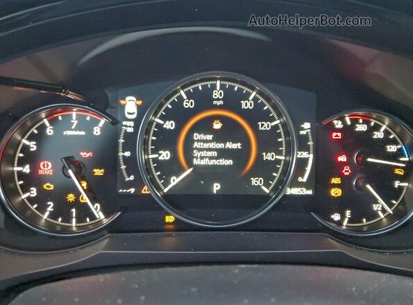 JM3TCBDYXP0653565 2023 MAZDA CX-9 Gray Instrument cluster view