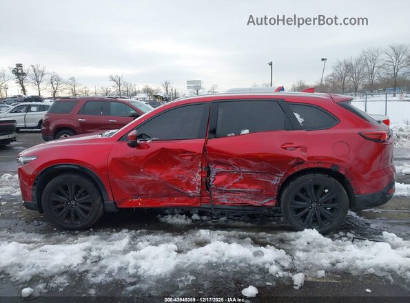 JM3TCBEY0M0541562 2021 MAZDA CX-9 Red Widok wnętrza z tyłu