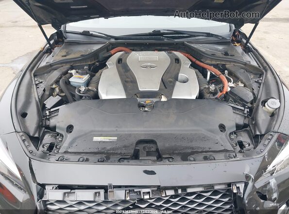 JN1AV7AP8JM160098 2018 INFINITI Q50 HYBRID Black უკანა ხედი