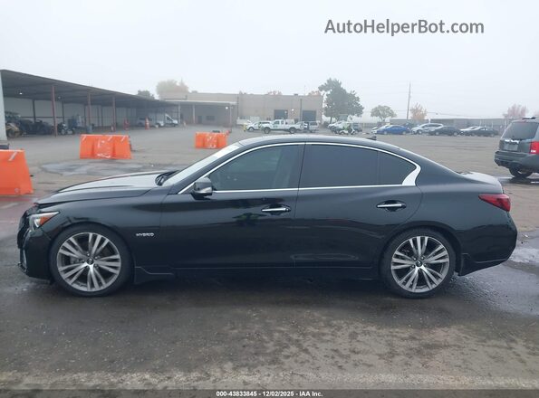 JN1AV7AP8JM160098 2018 INFINITI Q50 HYBRID Black უკანა სალონის ხედი