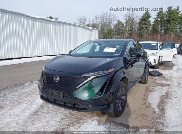 JN1BF0BA7PM403864 2023 NISSAN ARIYA Green Առջևի ձախ երեք քառորդ տեսարան