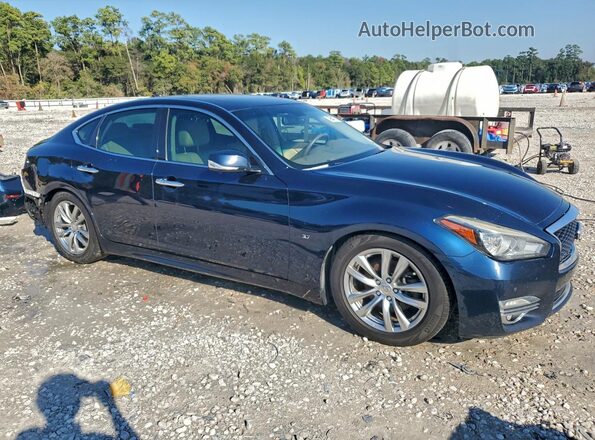 JN1BY1AP6JM180522 2018 INFINITI Q70 Blue Передня права чверть