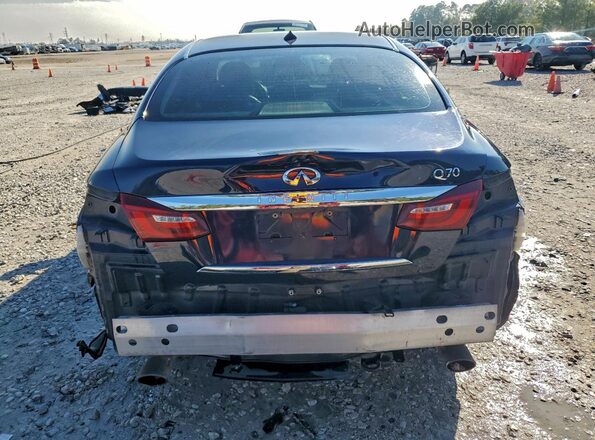 JN1BY1AP6JM180522 2018 INFINITI Q70 Blue Вид ззаду