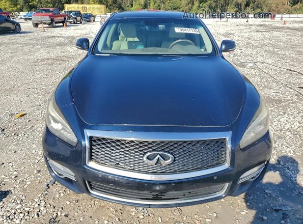 JN1BY1AP6JM180522 2018 INFINITI Q70 Blue Вид спереду