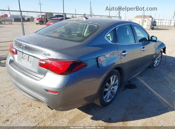JN1BY1AP6JM181122 2018 INFINITI Q70 Gray Задня права чверть