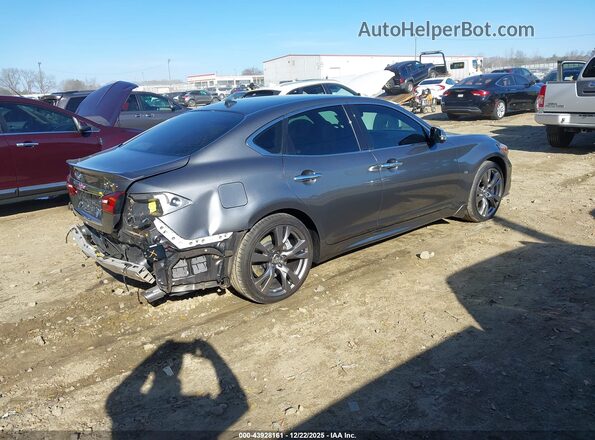 JN1BY1AP7KM500111 2019 INFINITI Q70 Gray Задня права чверть