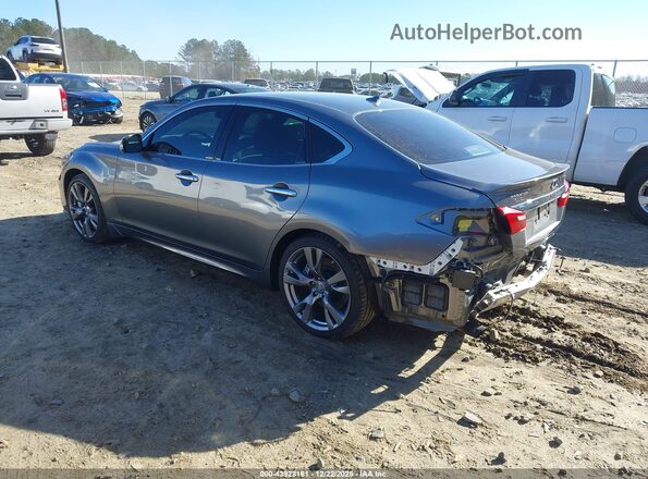 JN1BY1AP7KM500111 2019 INFINITI Q70 Gray Задня ліва чверть