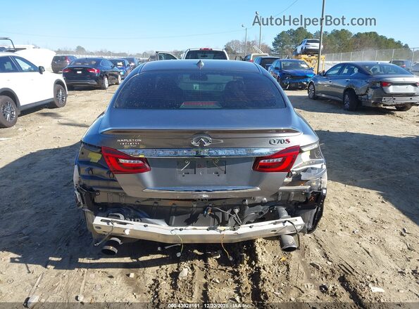 JN1BY1AP7KM500111 2019 INFINITI Q70 Gray 