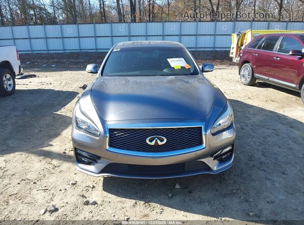 JN1BY1AP7KM500111 2019 INFINITI Q70 Gray Вид задньої частини салону