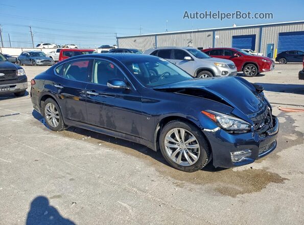 JN1BY1AP9JM181065 2018 INFINITI Q70 Blue Przód prawy