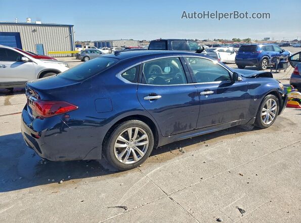 JN1BY1AP9JM181065 2018 INFINITI Q70 Blue Tył prawy